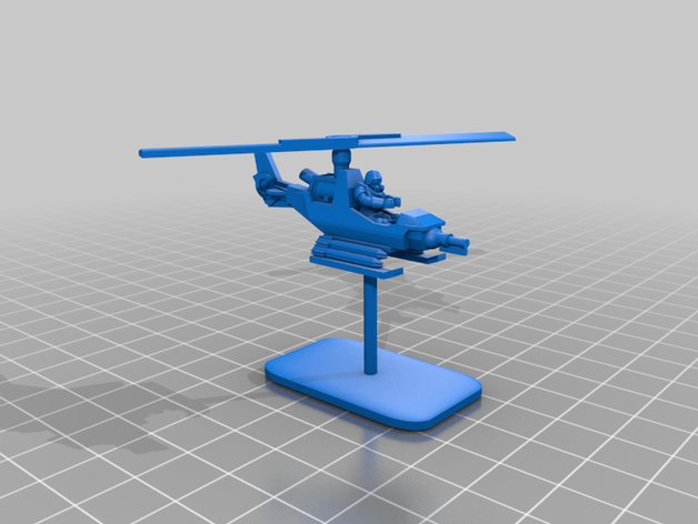 nouveau gyrocopter thunder road 3D print model - Mito3D