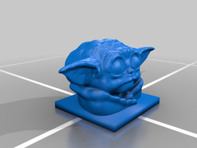 baby yoda Mandalorianer 3D print model - Mito3D