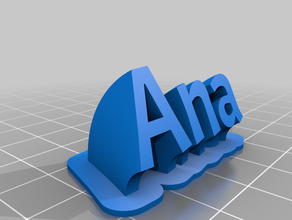 ana customized 3d print model - Mito3D
