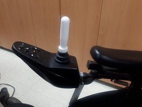 wheelchair joystick holder stick 3d print model - Mito3D