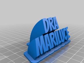 dra mariluce personnalisé 3d print model - Mito3D
