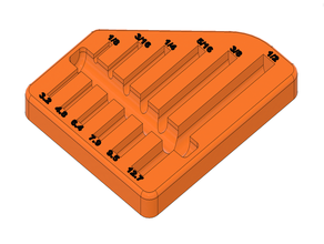dewalt brad point bit organzier drill organizer 3d print model - Mito3D