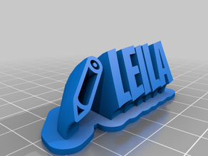 leila customized 3d print model - Mito3D