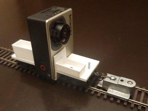 gopro hero 4 camera car ho scale model railroads 3d print model - Mito3D