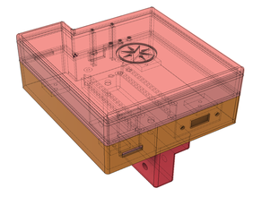 particle argon xenon case garage door opener remote 3d print model - Mito3D