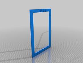 frame words frames picture hanger 3d print model - Mito3D