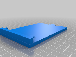 coleco de la tabla parte superior tapa batería 1er intento 3d print model - Mito3D