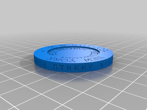 my customized challenge coin generator 3d print model - Mito3D