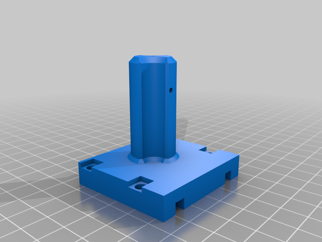 cable management post cube carriage 3D print model - Mito3D