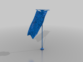 flag constructor medieval 3d print model - Mito3D