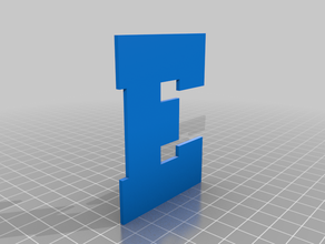 alfabeto creux verter rgb el led 3d print model - Mito3D