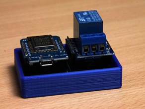 einfaches Gehäuse d1mini prototyping arduino esp8266 wemos 3d print model - Mito3D