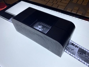 120 & 35mm film-dslr-film-scan-Halter 35-mm-film Filmhalter die analoge Fotografie dslr-scanner film-Fotografie 3d print model - Mito3D