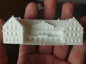 die alten Gebäude Architektur 3d print model - Mito3D