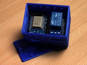 einfaches Gehäuse esp8266 zusätzliche Module arduino Fall prototyping wemos d1 mini case 3d print model - Mito3D