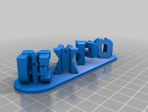 expo umma personalizado 3d print model - Mito3D