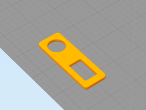 seatbelt key alarm stopper minimal design car adjuster button hanger hook plug 3d print model - Mito3D