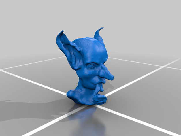 gobiln2 bobafps Kreaturen der goblin Kopf Rohr 3D print model - Mito3D