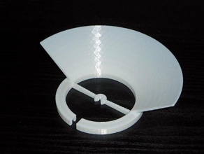 la mecha de vela anillo centrado 3d print model - Mito3D