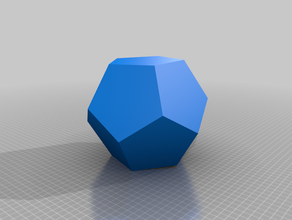dodecahedron 3d print model - Mito3D