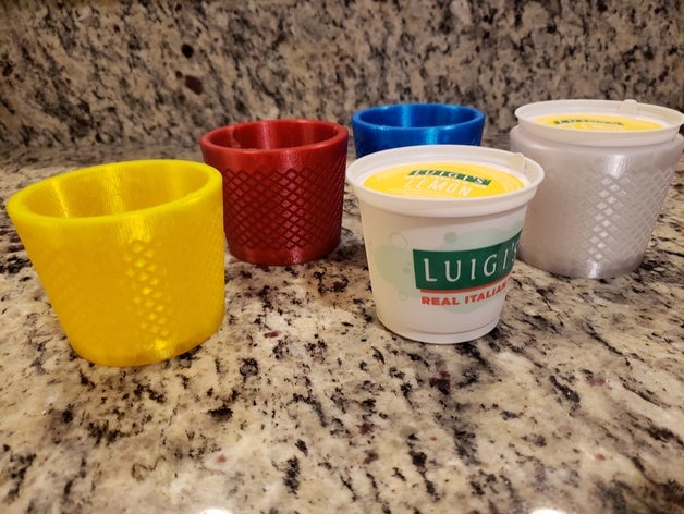 luigi ghiaccio italiano coozie freddo dita luigis 3D print model - Mito3D