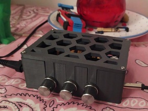 amplificador de revestimento xh-m139 caso o áudio som 3d print model - Mito3D