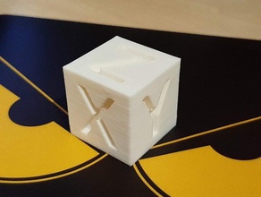 calibração do cubo 3d print model - Mito3D