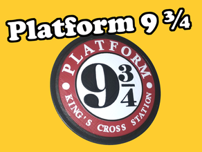 platform 9 3 quarters harrypotter harry potter 3d print model - Mito3D