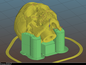 ender 3 manopola - cranio la ruota 3d print model - Mito3D