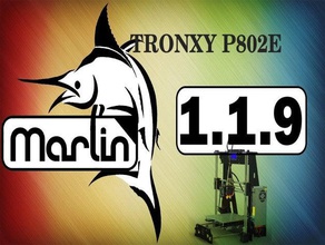 tronxy p802e marlin 119 bltouch activated 3d print model - Mito3D
