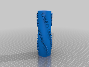 merry christmas paint roller customized 3d print model - Mito3D