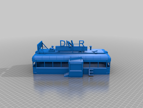 diners - tnt fallout terreno inquisimunda 3d print model - Mito3D