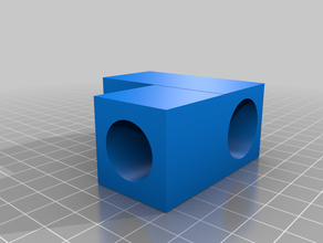 reinforced laundry rack joint 3d print model - Mito3D