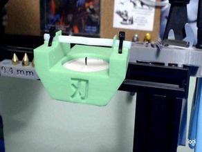 montiert filament Rollenwechsler Bowdenzug creality ender 3 mount Tee-Kerze 3d print model - Mito3D