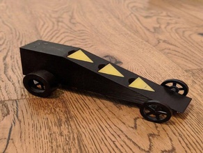 co2 dragster taller de carpinteria proyecto reinventado las emisiones cartucho el madera 3d print model - Mito3D