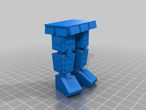 beastie boys - intergaláctica robot picada de impressão fácil 3d print model - Mito3D