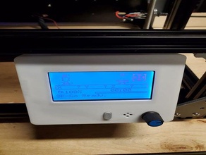 12864 lcd angled mount sk-go 3d print model - Mito3D