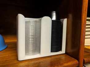 2oz condiment cup holder 3d print model - Mito3D