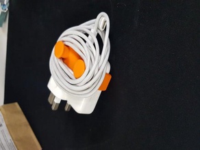 apple charger cable management cablemanagement ipad macbook organization usbc 3d print model - Mito3D