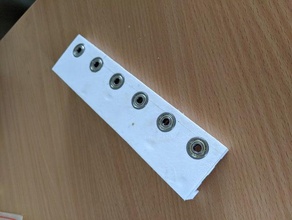 32mm prateleira pin gabarito 26mm deslocamento de unidades ikea base personalizado euro metod pax 3d print model - Mito3D