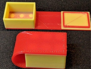 multi-material de la bisagra caja personalizable flexible mmu multicolor multimaterial tpu 3d print model - Mito3D