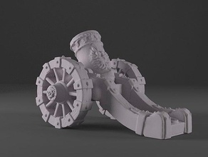 battle masters - imperial mortar 28mm 32mm dnd dungeons dragons fantasy heroic scale heroquest miniature oldhammer tabletop warhammer 3d print model - Mito3D