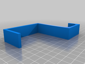 meu personalizados cubículo de parede fone do gancho personalizado 3d print model - Mito3D