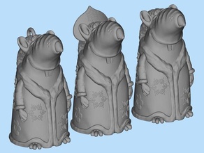 rat snow maiden 3d print model - Mito3D