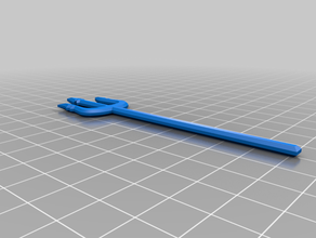 simple trident 3d print model - Mito3D