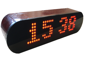 lw-horloge horloge climatiques température humidité pression atmosphérique rampante de la ligne surveillance à distance arduino l'horloge esp8266 wemos d1 mini 3d print model - Mito3D