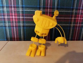 dito conrolled robot meccanica giocattolo roboter i giocattoli a piedi 3d print model - Mito3D