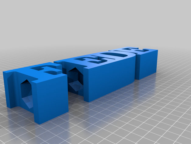 fede su misura 3D print model - Mito3D