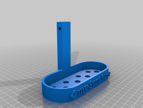 einfache Seife Halter einfach Seifenablage Sonnenschein 3d print model - Mito3D