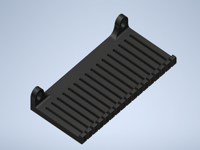 arduino breadboard wire holder wall mount rack 3d print model - Mito3D